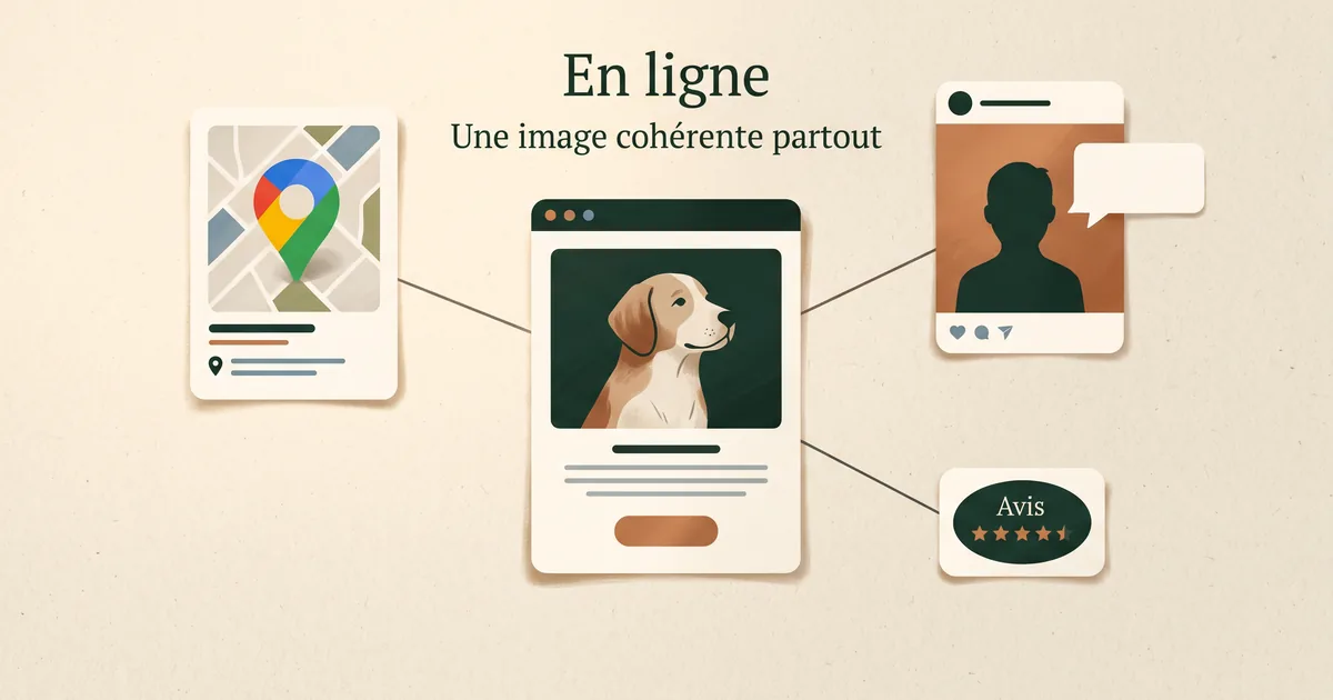 Fiche d'élevage reliée à fiche en ligne, réseau social et avis